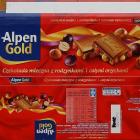 Alpen Gold duze kokarda mleczna z rodzynkami i calymi orzechami 126kcal