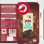 Auchan dark 52 low sugar UTZ