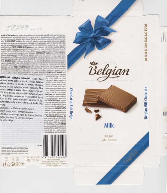 Belgian 2b milk