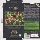 Cachet 3 Bio organic extra dark chocolate 85 cacao Tanzania