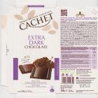 Cachet extra dark chocolate 85 587kcal