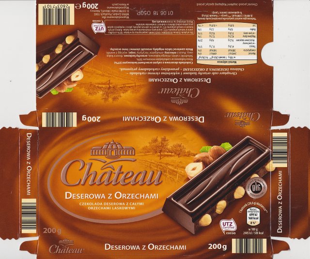 Chateau poziom kolko Deserowa z Orzechami 168kcal UTZ DLG