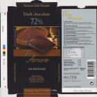 Con Amore dark 72% extra dark chocolate