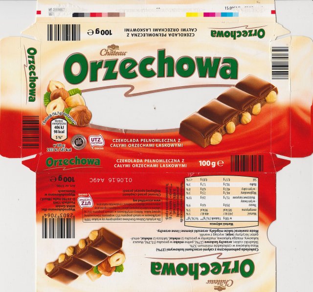 chateau male orzechowa peÅnomleczna 98kcal DLG UTZ