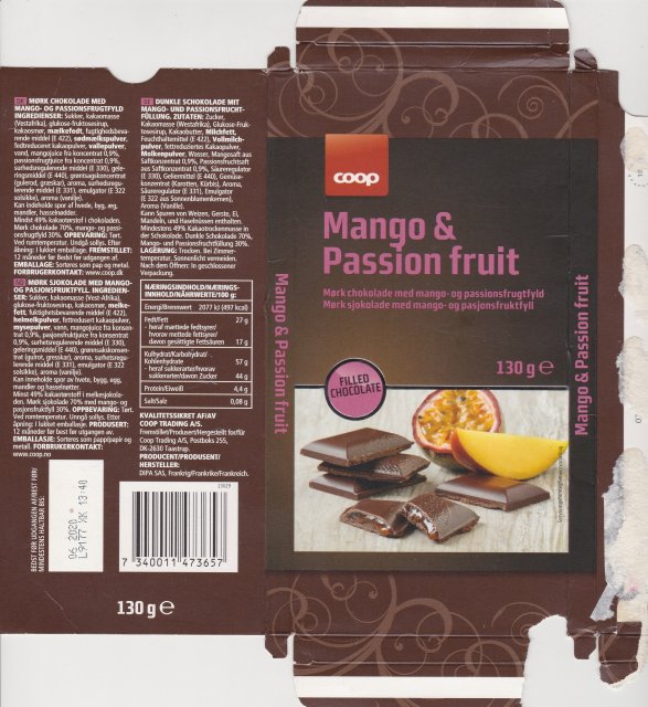 coop Mango & Passion friut