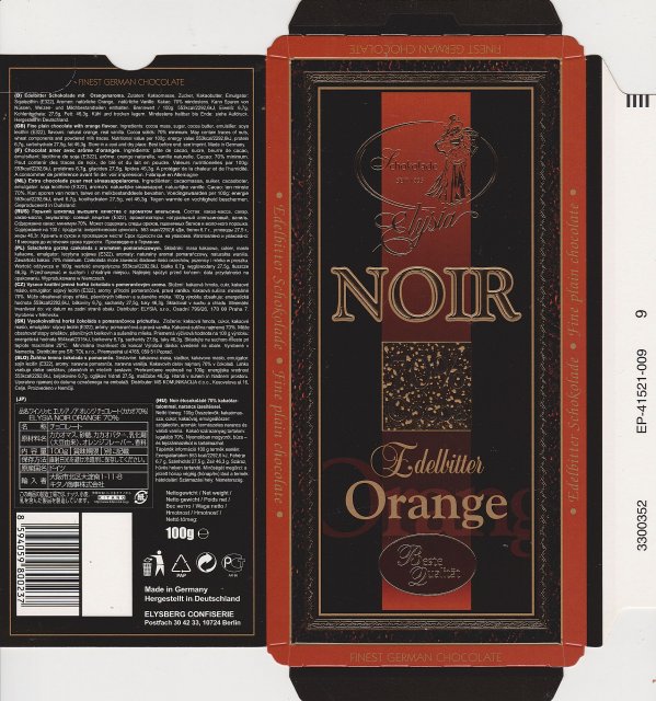 Elysia noir edelbitter Orange