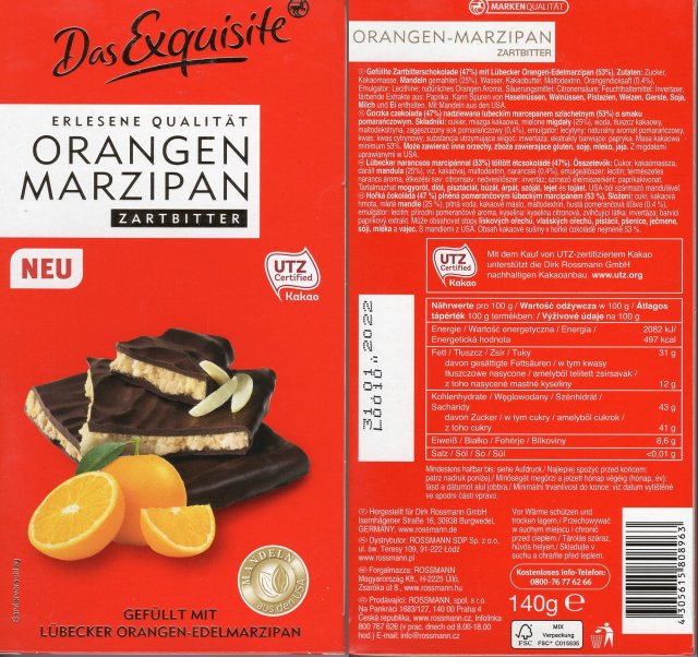Exquisite 3a erlesene qualitat orangen marzipan zartbitter utz neu