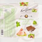 Fazer Karl nordic courmet finest milk chocolate filled with rhubarb and strawberry semifredo