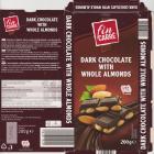 Fin Carre srednie 1 dark chocolate with whole almonds UTZ