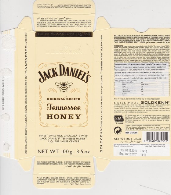 Goldkenn Jack Daniels Tennessee Honey