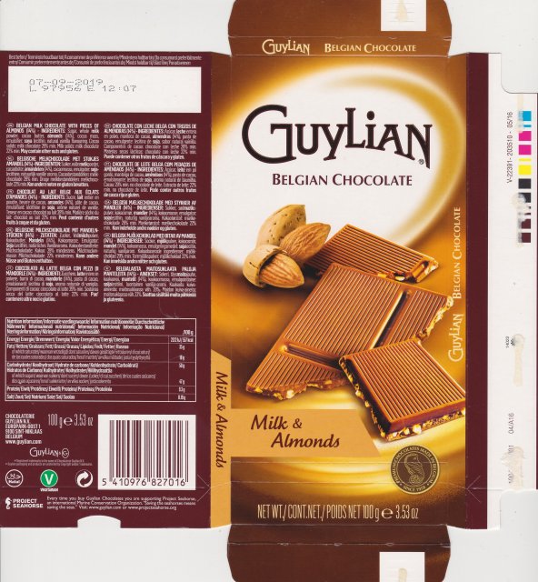 Guylian belgian chocolate milk & Almonds
