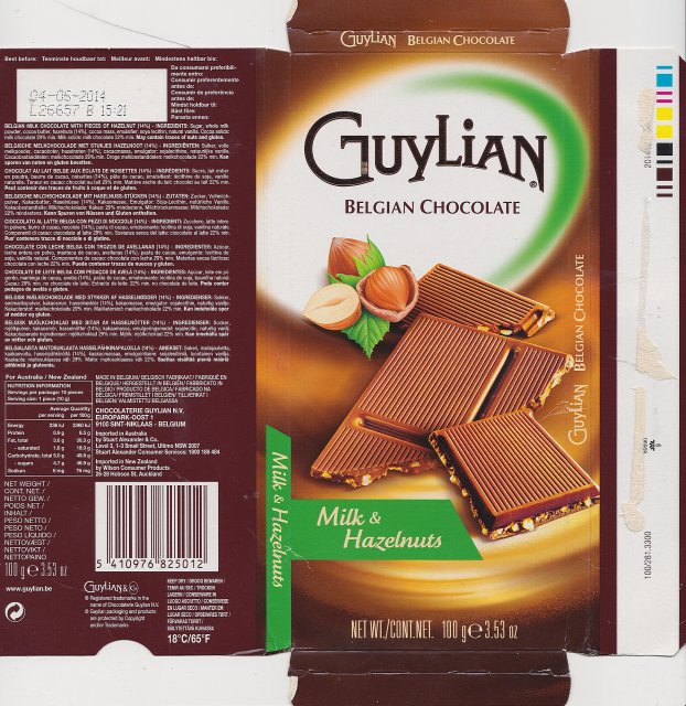 Guylian belgian chocolate milk & Hazelnuts