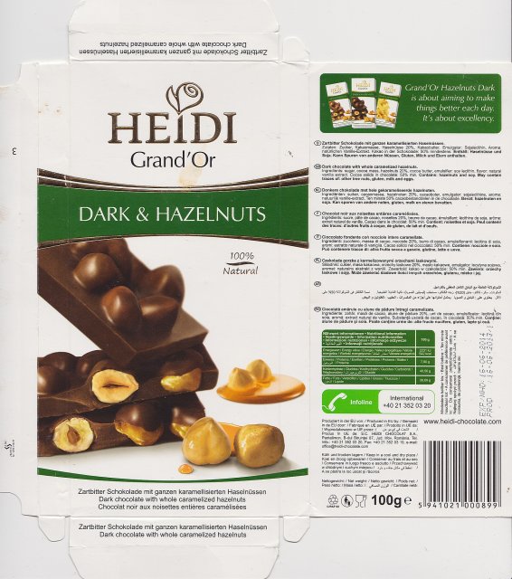 Heidi srednie GrandOr 1 dark&hazelnuts 100% Natural