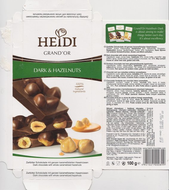 Heidi srednie GrandOr 2 dark&hazelnuts 100% natural ingredients