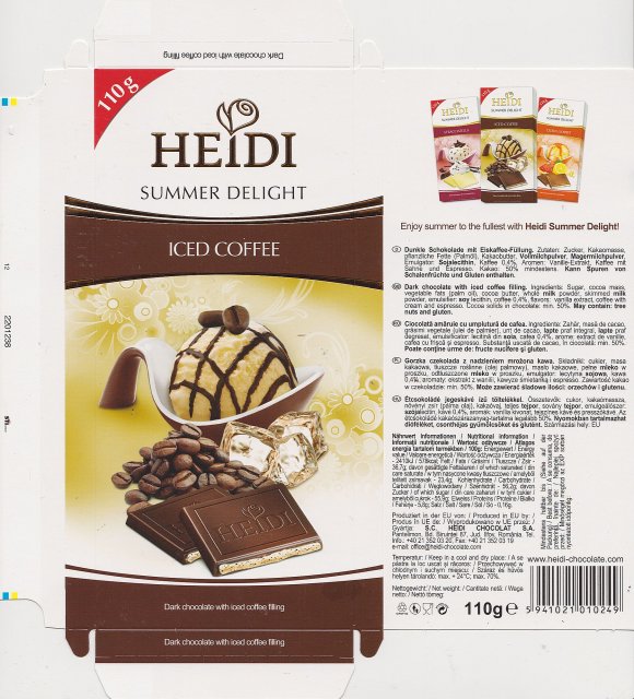 Heidi srednie Summer Delight Iced Coffee