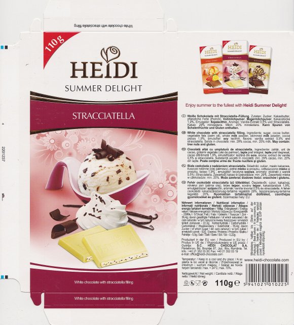 Heidi srednie Summer Delight Stracciatella