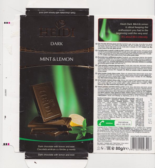 Heidi srednie dark 1 Mint & Lemon