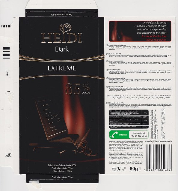 Heidi srednie dark 1 extreme 85 cocoa