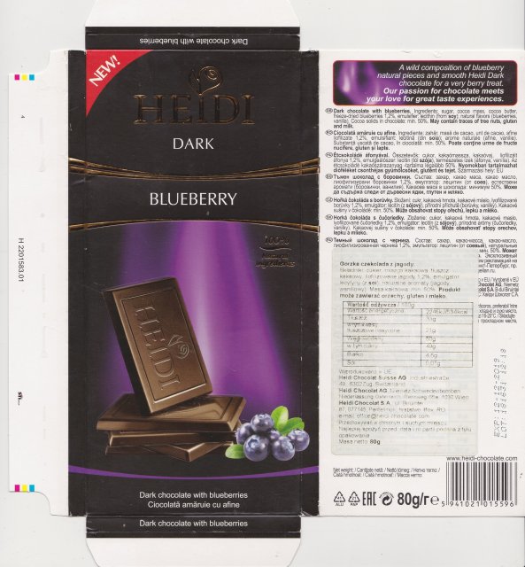 Heidi srednie dark Blueberry new