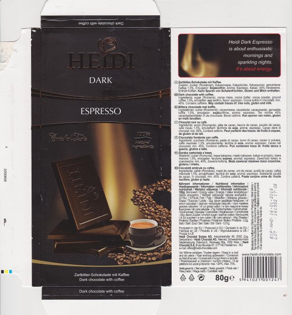 Heidi srednie dark espresso 100 natural