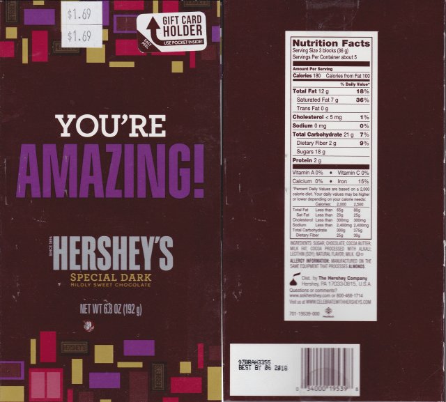 Hersheys youre amazing