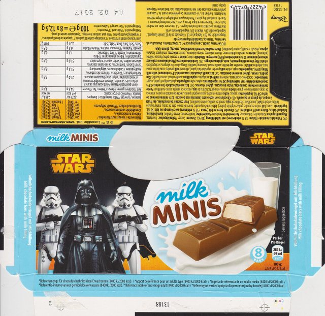 IFC DE milk minis star wars 69kcal