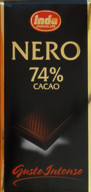 Inda gusto intense nero 74 cacao_cr