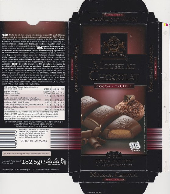 J D Gross Mousse au Chocolat 2 cocoa truffle UTZ