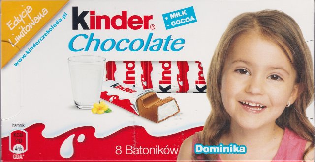 Kinder Chocolate prostokat EL Dominika