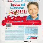 Kinder Chocolate prostokat niebieska milk cocoa 71kcal 12.5g 8 Szelet