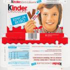Kinder Chocolate prostokat paski edycja retro 71kcal