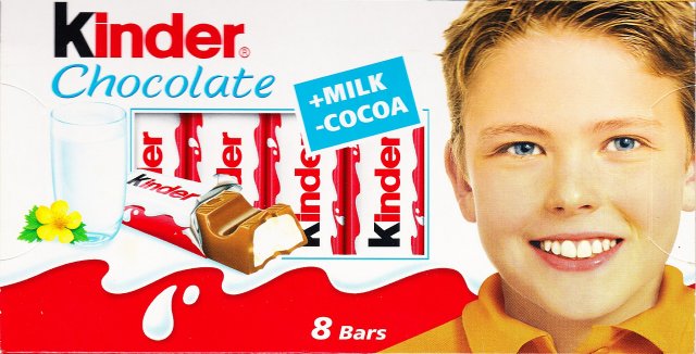 Kinder Chocolate prostokat zolta milk cocoa_cr