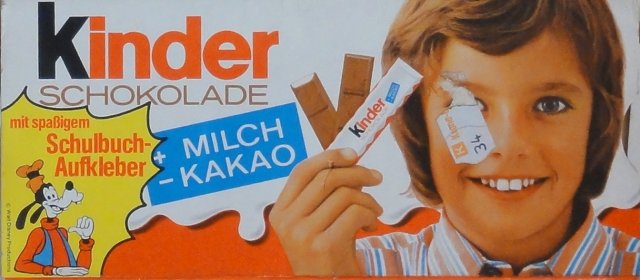 Kinder schokolade prostokat paski milch kakao schulbuch aufkleber_cr