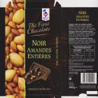 Leader Price the first chocolate noir amandes entieres