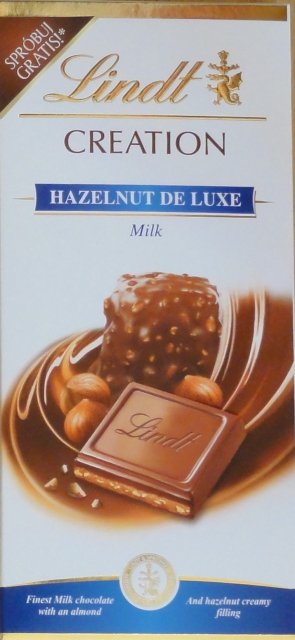 Lindt srednie creation hazelnut de luxe milk sprobuj gratis