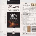 Lindt srednie excellence 0 70 cocoa dark fin mork...