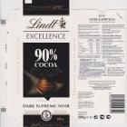 Lindt srednie excellence 0 90 cocoa dark supreme noir