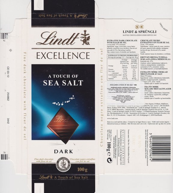 Lindt srednie excellence 1 a touch of sea salt dark