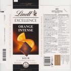 Lindt srednie excellence 1 orange intense noir et feuillete d amandes