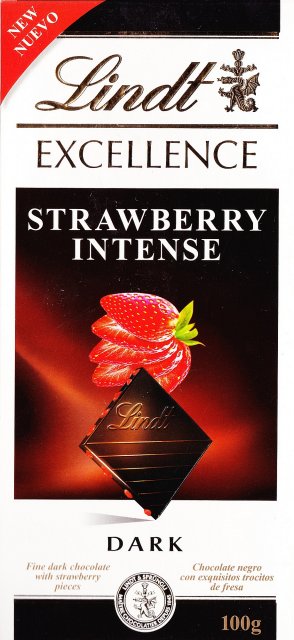 Lindt srednie excellence 1 strawberry intense dark new nuveo 