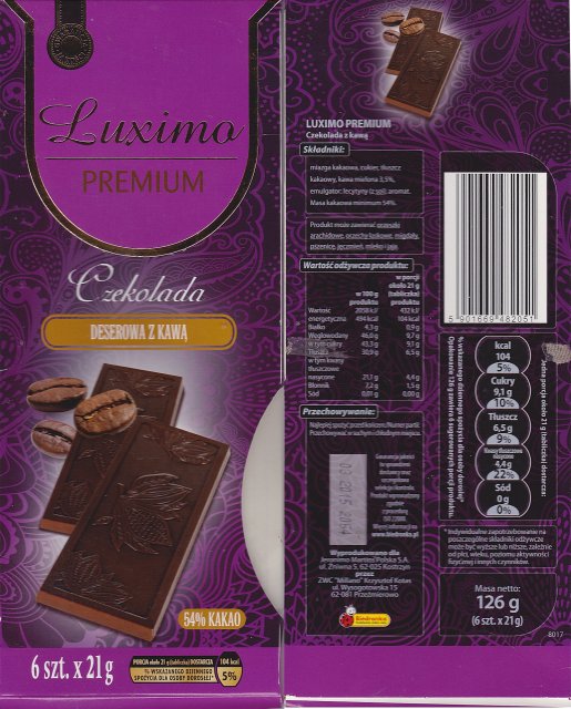 Luxima Premium 1 deserowa z kawÄ