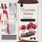 Luxima premium 2 gorzka z kawalkami orzechow laskowych i czastkami wisniowymi
