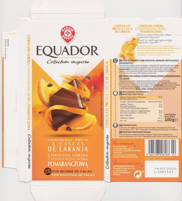 Marque Repere Equador Collection inspiree de laranja