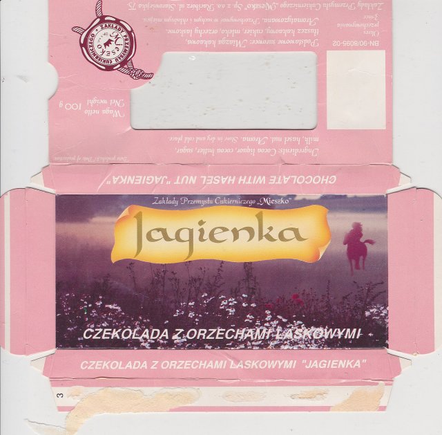 Mieszko Jagienka czekolada z orzechami laskowymi