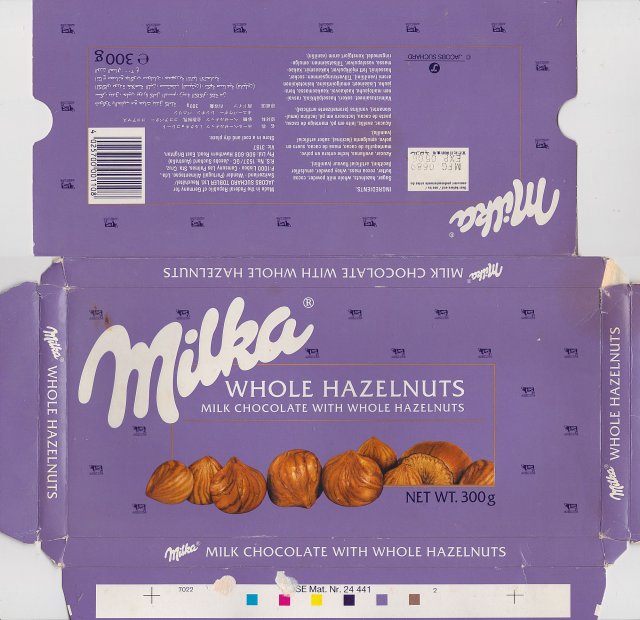 Milka 0 whole hazelnuts