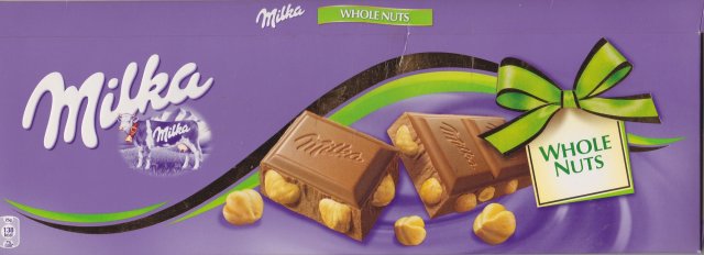 Milka duze 7 kokarda whole nuts 138kcal