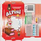 Millano Alpini 8 czekoladowych batonikow o smaku truskawkowym