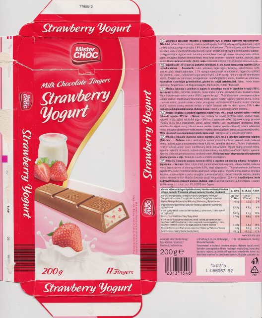 Mister Choc Strawberry Yogurt