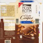 Moser Roth duze pion 8 chocolat compose milk almond 146kcal UTZ