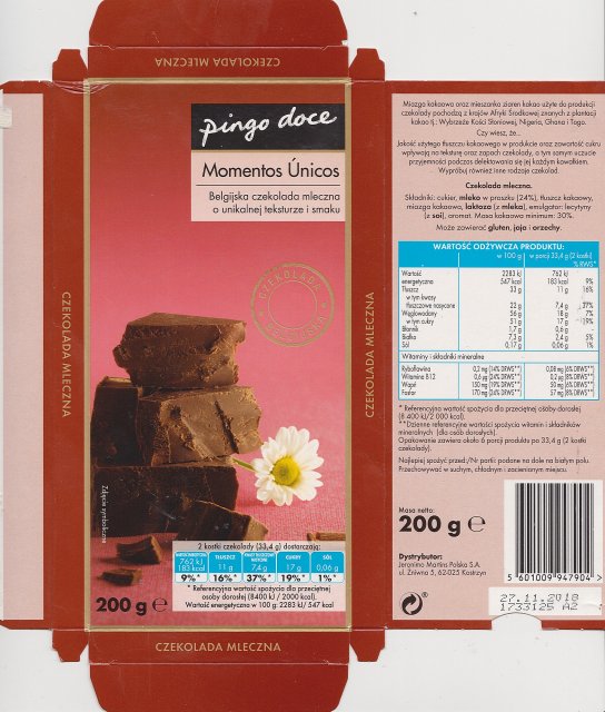 Pingo doce 1 mleczna